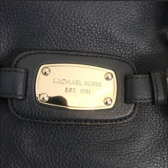 Navy Blue Michael Kors Large Handbag - Picture 4 of 6